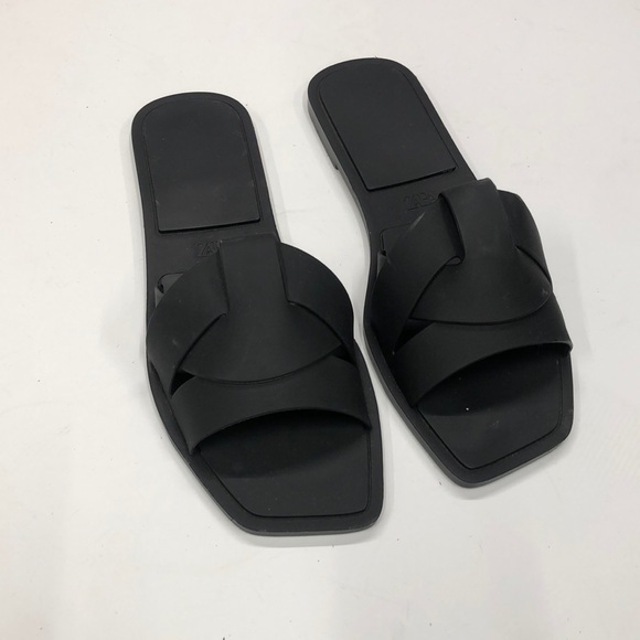 Zara Vinyl Sandals